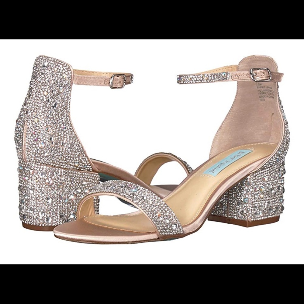 Betsey Johnson Mari Sandal - Size 9 - Champagne